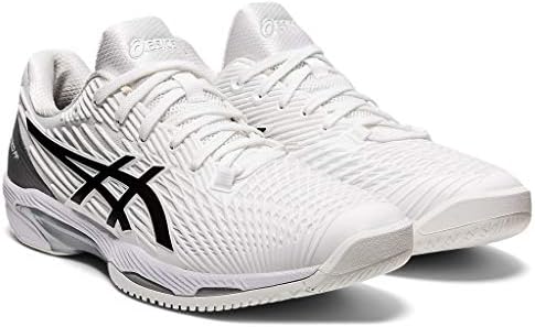 ASICS SPEED SP ホワイト ASICS Men's Solution Speed FF 2 Tennis Shoes, 9.5M, White/Black